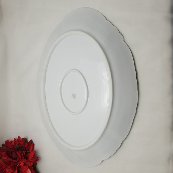 Antique H & C Imperial Large Floral Serving Platter - Picture 3 of 16